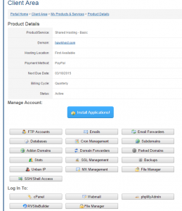 cPanel Integration