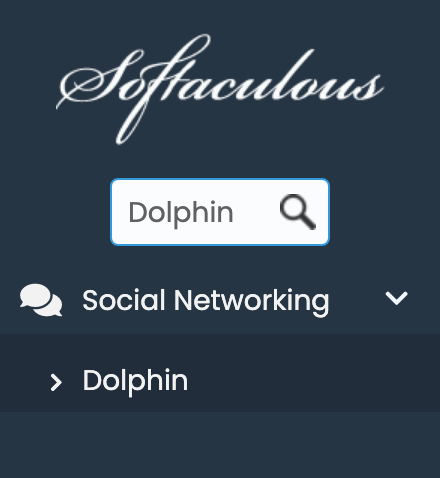 Dolphin in Softaculous