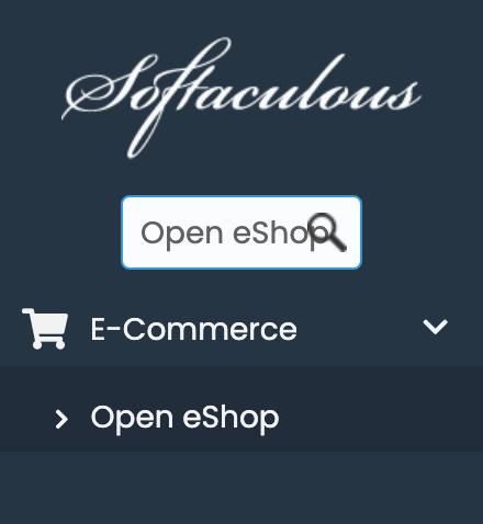 Open eShop in Softaculous