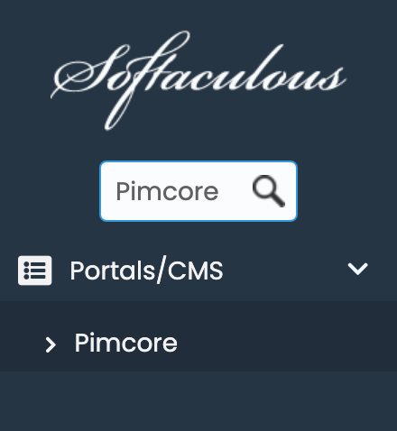 Pimcore in Softaculous