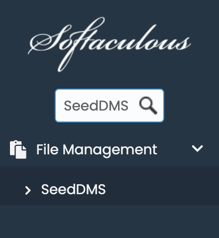 SeedDMS in Softaculous