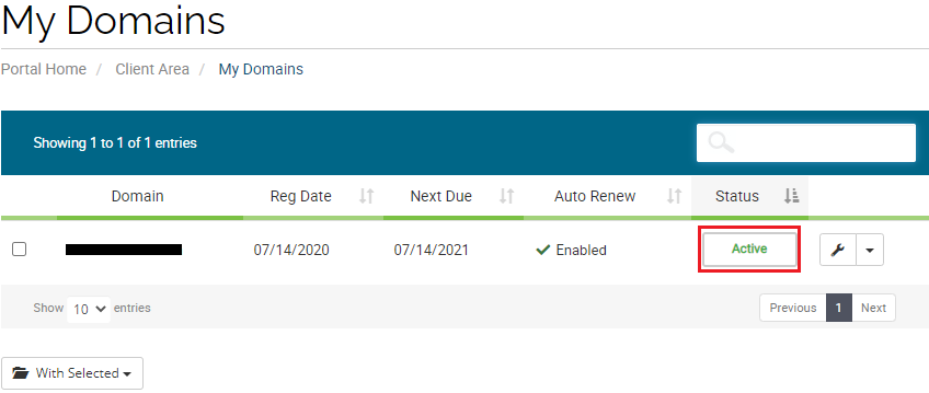 Select Domain
